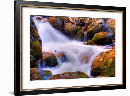 Gold and Blue Creek, Yosemite-Vincent James-Framed Photographic Print