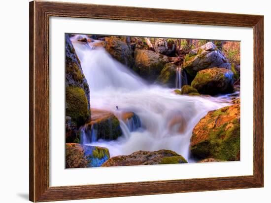 Gold and Blue Creek, Yosemite-Vincent James-Framed Photographic Print