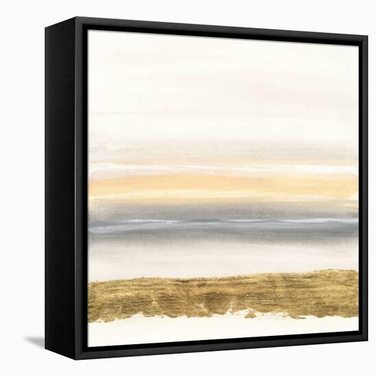 Gold and Gray Sand III-Chris Paschke-Framed Stretched Canvas