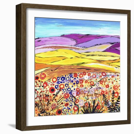 Gold and Lilac-Caroline Duncan-Framed Giclee Print