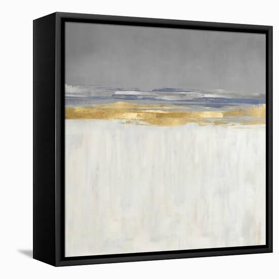 Gold and Silver Horizon I-Jake Messina-Framed Stretched Canvas