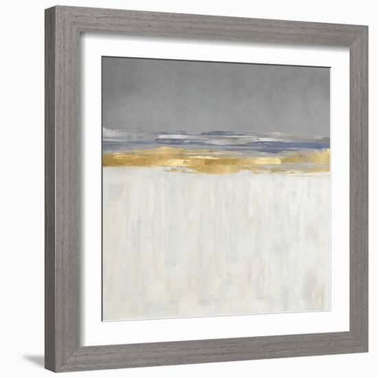 Gold and Silver Horizon I-Jake Messina-Framed Art Print