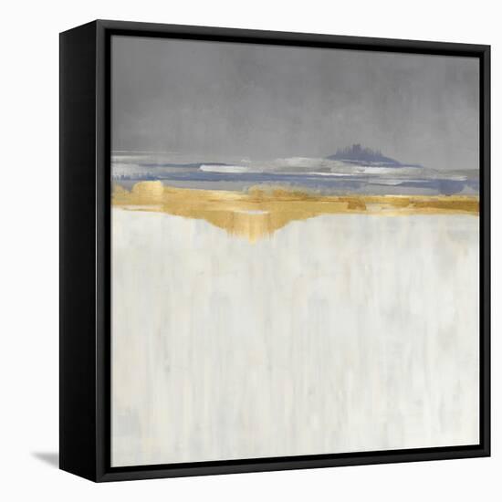 Gold and Silver Horizon II-Jake Messina-Framed Stretched Canvas