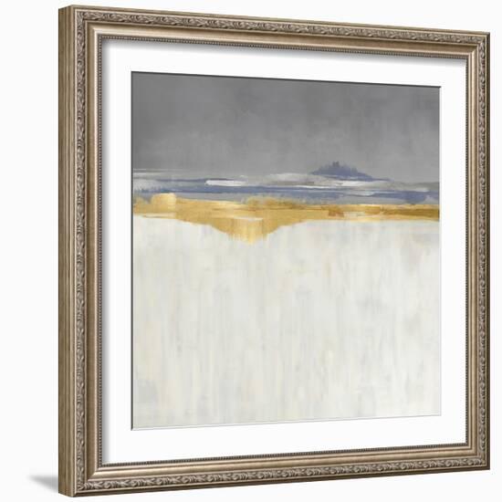 Gold and Silver Horizon II-Jake Messina-Framed Art Print