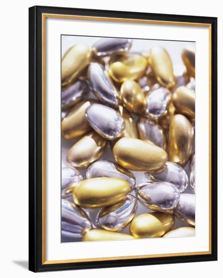 Gold and Silver Sugared Almonds-Michelle Garrett-Framed Photographic Print