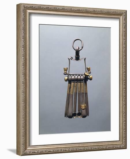 Gold and Silver Toiletries-null-Framed Giclee Print