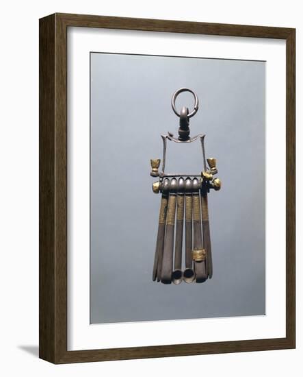 Gold and Silver Toiletries-null-Framed Giclee Print