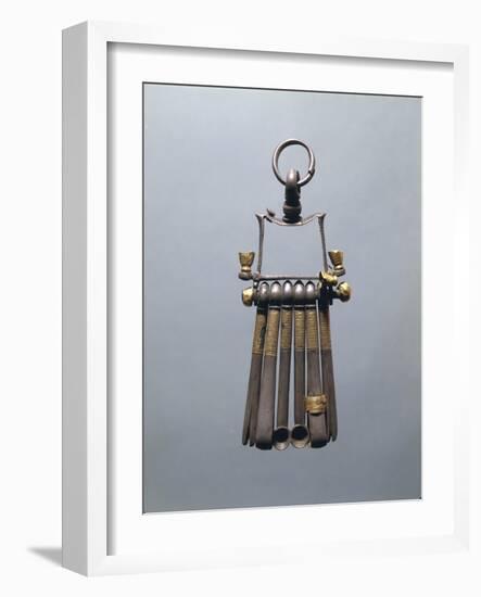 Gold and Silver Toiletries-null-Framed Giclee Print