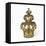 Gold and Silver Torah Crown-null-Framed Premier Image Canvas