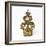 Gold and Silver Torah Crown-null-Framed Photographic Print