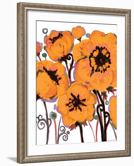 Gold Anemone-Natasha Wescoat-Framed Giclee Print