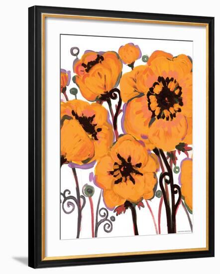 Gold Anemone-Natasha Wescoat-Framed Giclee Print