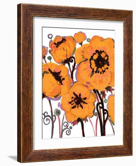 Gold Anemone-Natasha Wescoat-Framed Giclee Print