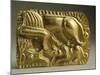 Gold Armour Stud Decorated with Animal Figures-null-Mounted Giclee Print