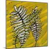 Gold Batik Botanical II-Andrea Davis-Mounted Art Print