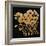 Gold Black Line Poppies I v2-Shirley Novak-Framed Art Print