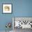 Gold Black Line Poppies II-Shirley Novak-Framed Art Print displayed on a wall