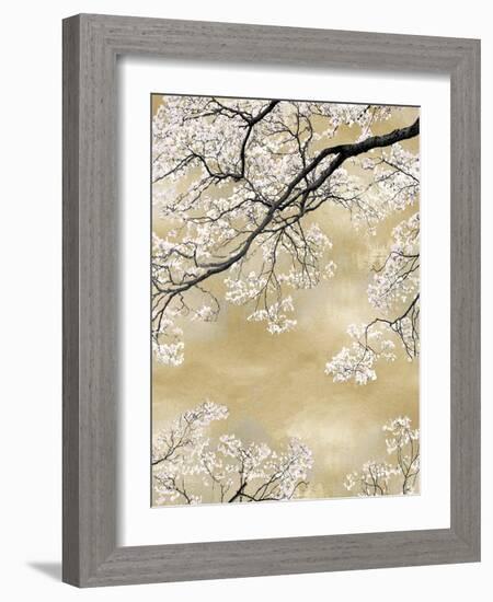 Gold Blossom Tree, 2024-David Moore-Framed Art Print