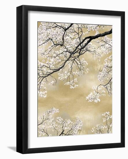 Gold Blossom Tree, 2024-David Moore-Framed Art Print