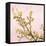 Gold Blossoms on Pink I-Kate Bennett-Framed Stretched Canvas