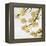 Gold Blossoms on White II-Kate Bennett-Framed Stretched Canvas