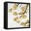 Gold Blossoms on White II-Kate Bennett-Framed Stretched Canvas