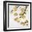 Gold Blossoms on White II-Kate Bennett-Framed Art Print