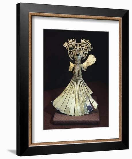 Gold Breastplate Depicting a Female Figure Ornament-null-Framed Giclee Print