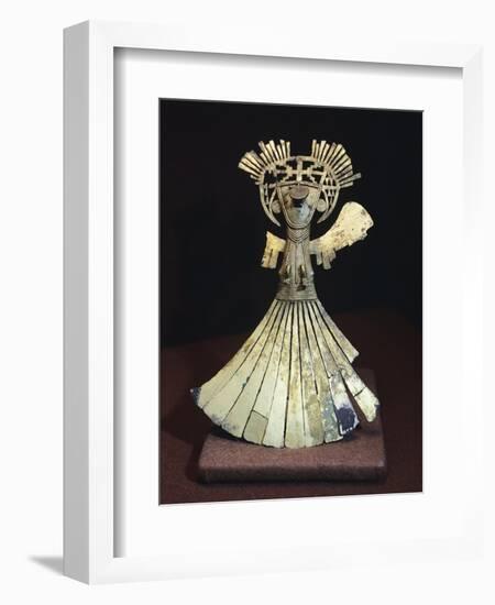 Gold Breastplate Depicting a Female Figure Ornament-null-Framed Giclee Print