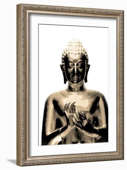 Gold Budda-Whoartnow-Framed Giclee Print