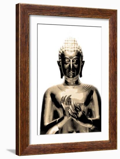 Gold Budda-Whoartnow-Framed Giclee Print