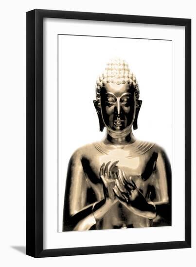 Gold Budda-Whoartnow-Framed Giclee Print