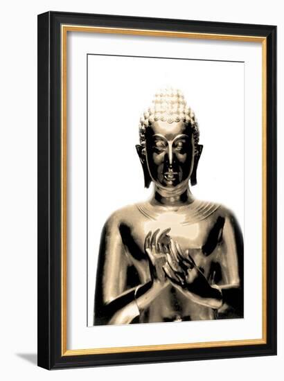 Gold Budda-Whoartnow-Framed Giclee Print