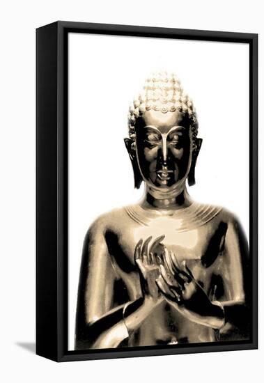 Gold Budda-Whoartnow-Framed Premier Image Canvas