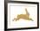 Gold Bunny-Erin Clark-Framed Giclee Print