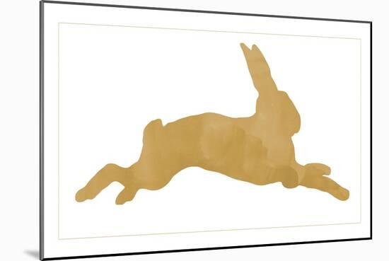 Gold Bunny-Erin Clark-Mounted Giclee Print