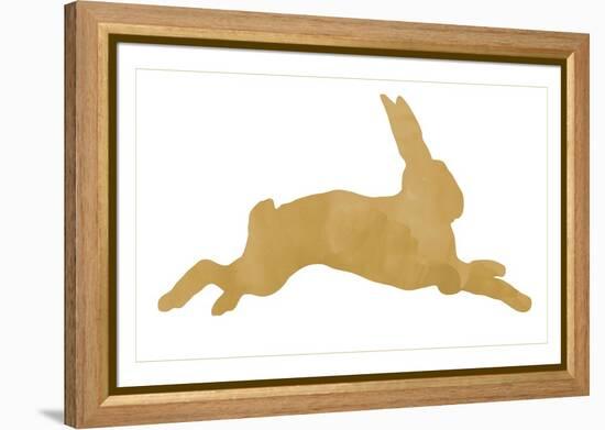 Gold Bunny-Erin Clark-Framed Premier Image Canvas