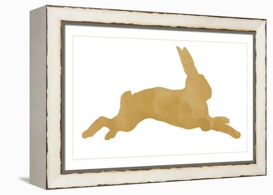 Gold Bunny-Erin Clark-Framed Premier Image Canvas