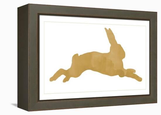 Gold Bunny-Erin Clark-Framed Premier Image Canvas