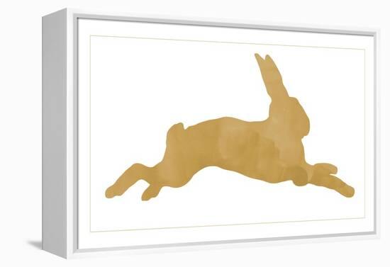 Gold Bunny-Erin Clark-Framed Premier Image Canvas