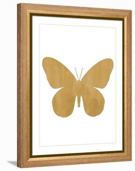 Gold Butterfly-Erin Clark-Framed Premier Image Canvas