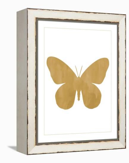 Gold Butterfly-Erin Clark-Framed Premier Image Canvas