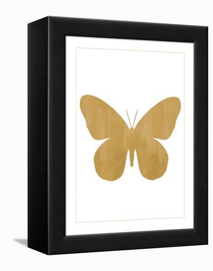 Gold Butterfly-Erin Clark-Framed Premier Image Canvas