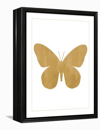 Gold Butterfly-Erin Clark-Framed Premier Image Canvas