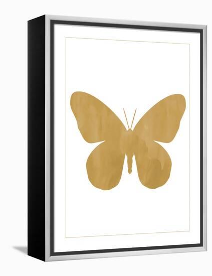 Gold Butterfly-Erin Clark-Framed Premier Image Canvas