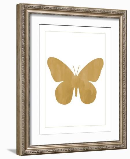 Gold Butterfly-Erin Clark-Framed Giclee Print