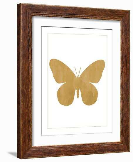 Gold Butterfly-Erin Clark-Framed Giclee Print