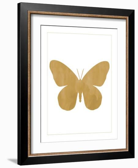 Gold Butterfly-Erin Clark-Framed Giclee Print