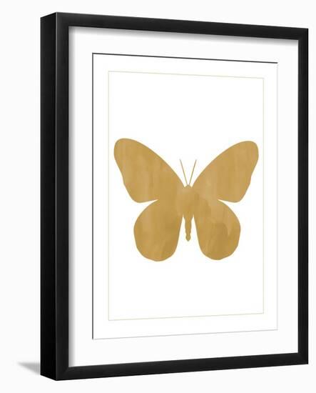 Gold Butterfly-Erin Clark-Framed Giclee Print