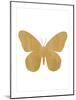 Gold Butterfly-Erin Clark-Mounted Giclee Print